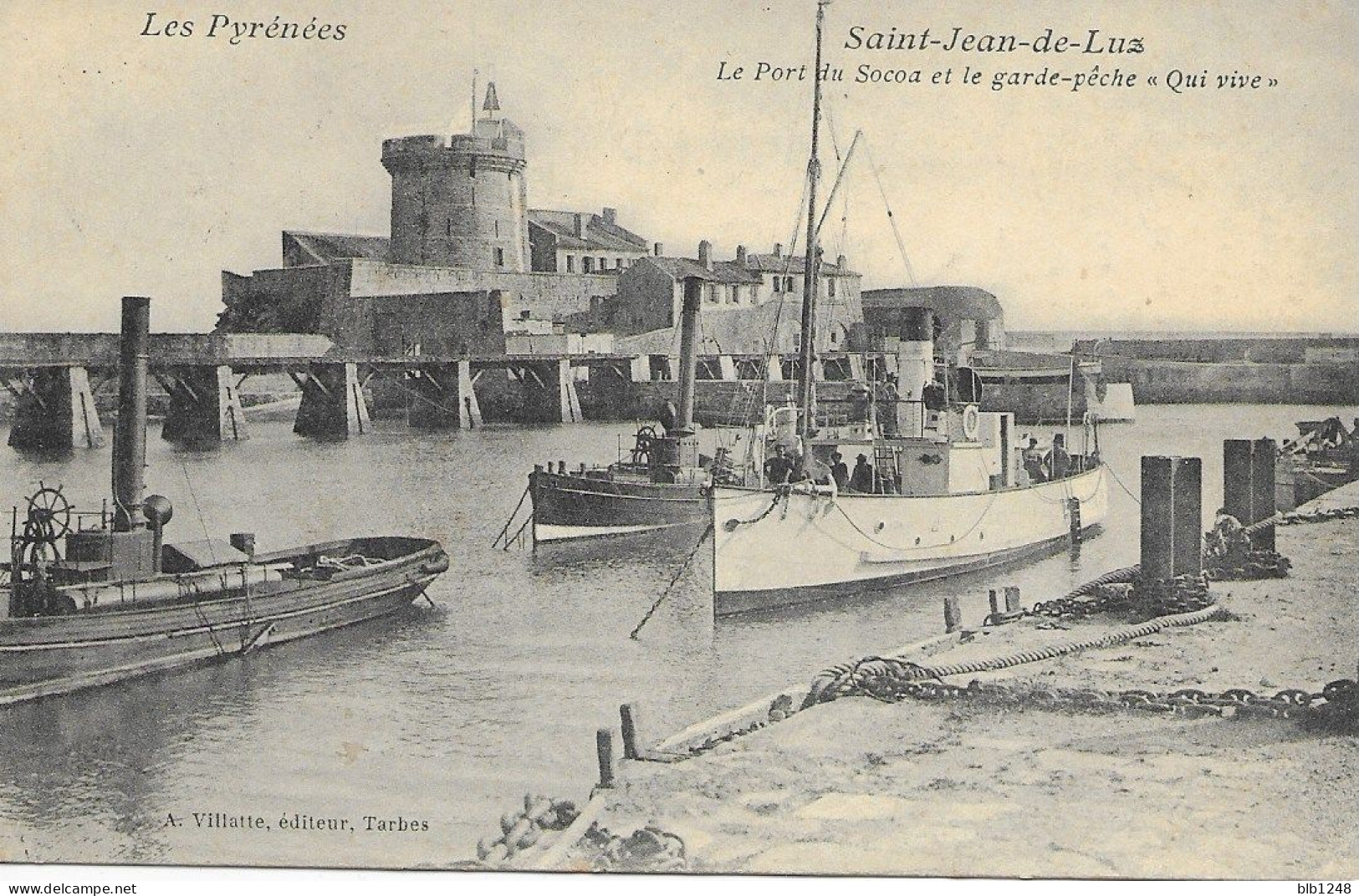 [64] Pyrénées-Atlantiques > Saint Jean De Luz Le Port De Socoa Et Le Garde Peche Qui Vive - Saint Jean De Luz