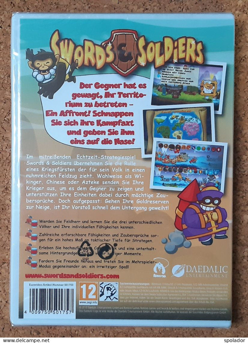 SWORDS & SOLDIERS-PC CD ROM-Game-2010-New - PC-Spiele