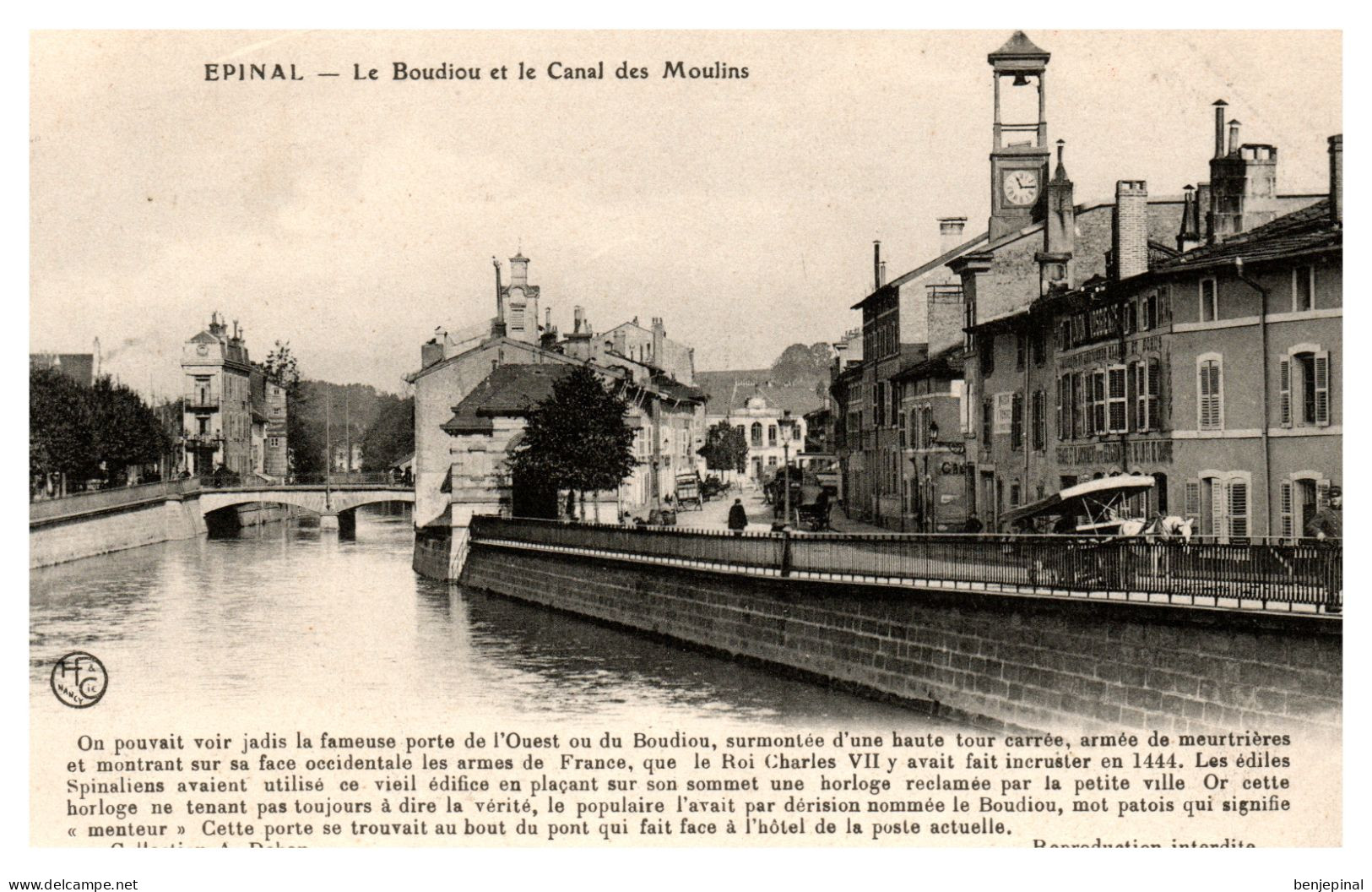 Epinal - Le Boudiou Et Le Canal Des Moulins - Epinal