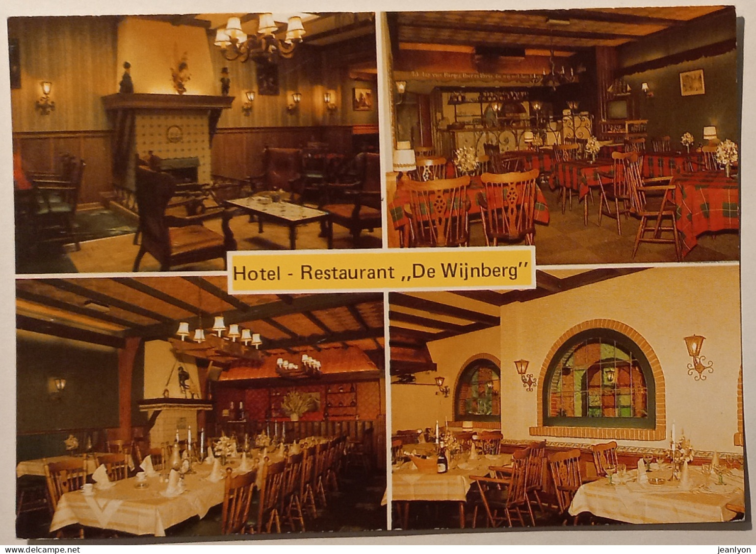 SNEEK (Pays Bas) - Hotel Restaurant DE WIJNBERG - Salle / Cheminée - Sneek