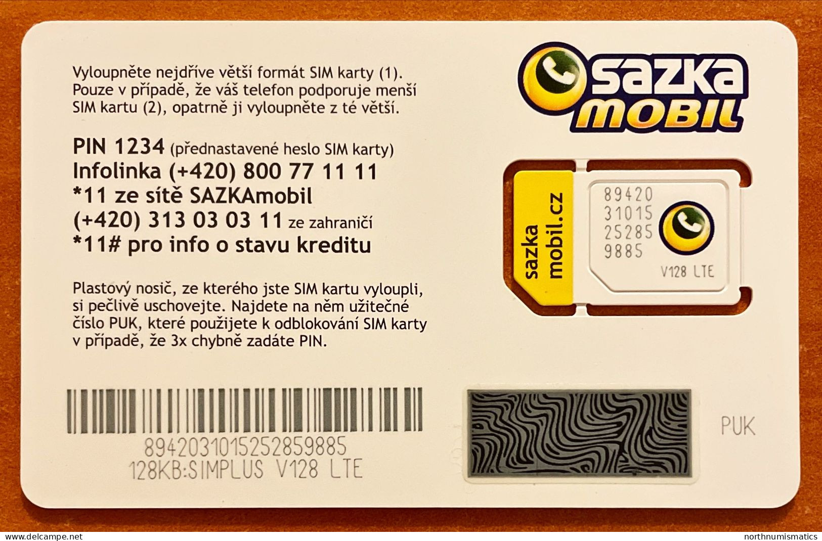 Sazka Mobil  Gsm  Original Chip Sim Card Unused - Lots - Collections