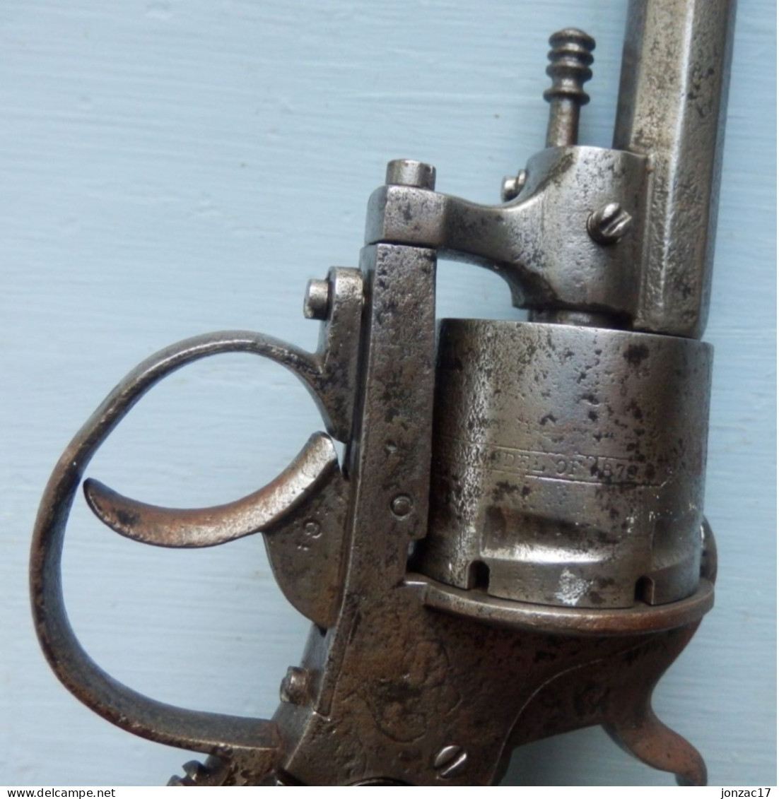 REVOLVER à broche - système LEFAUCHEUX - 9mm - marque ELG - AMERICAN MODEL 1878