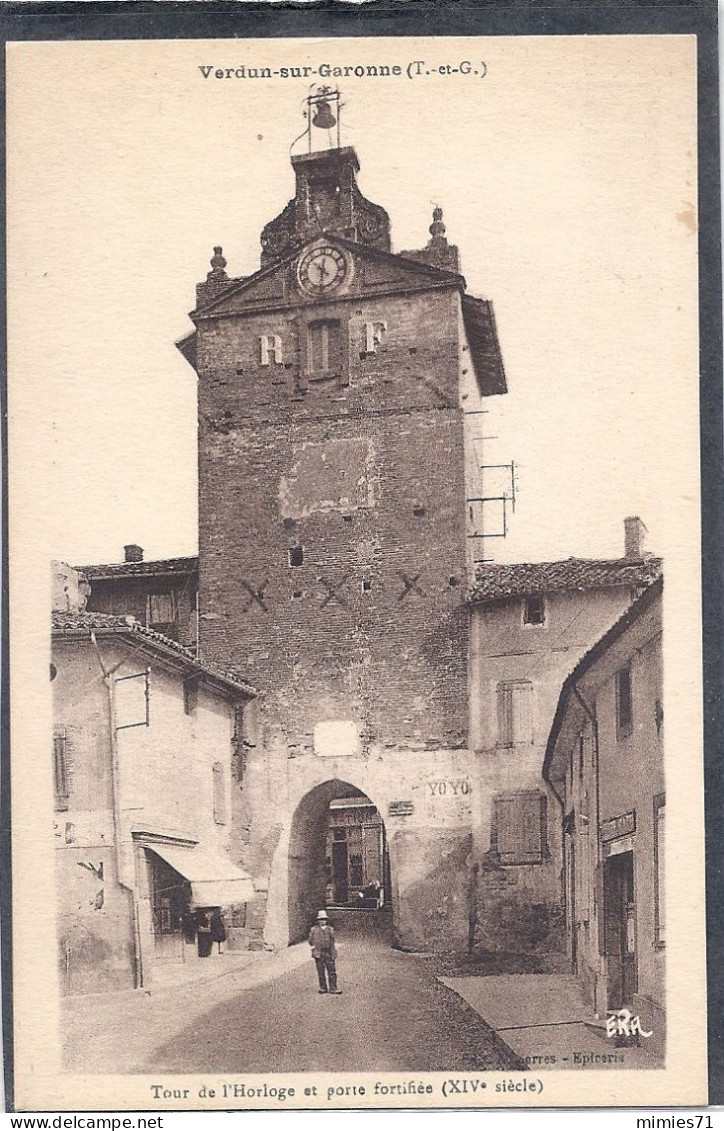 CPA  VERDUN SUR GARONNE Tour De L'Horloge - Verdun Sur Garonne