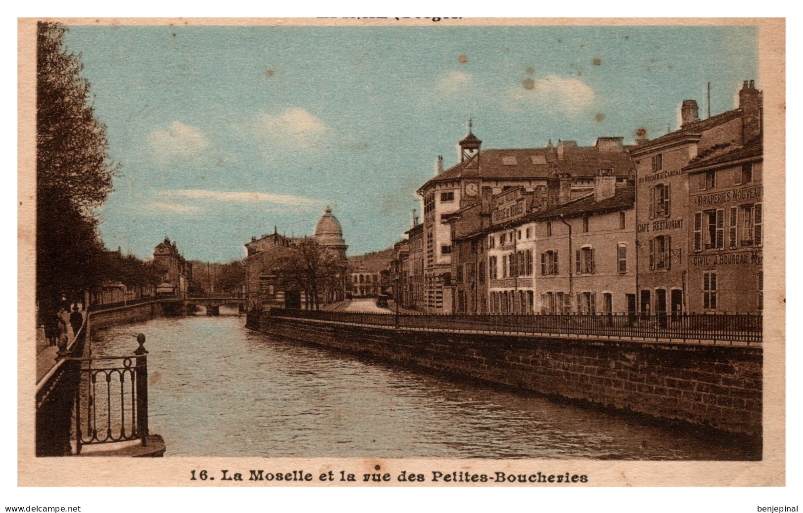 Epinal - La Moselle Et La Rue Des Petites-Boucheries - Epinal