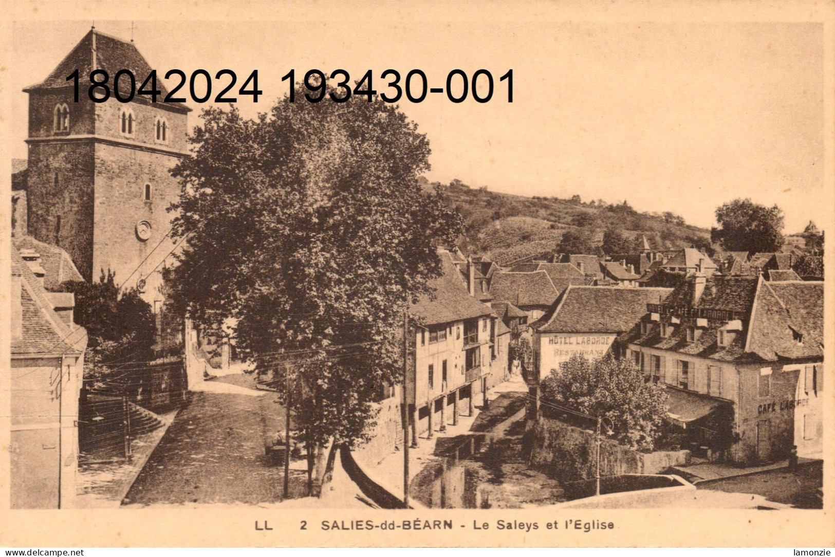 SALIES-de-BÉARN. 9 Cpa Sépia (issues De Carnets) . (Tous Les Scans) - Salies De Bearn