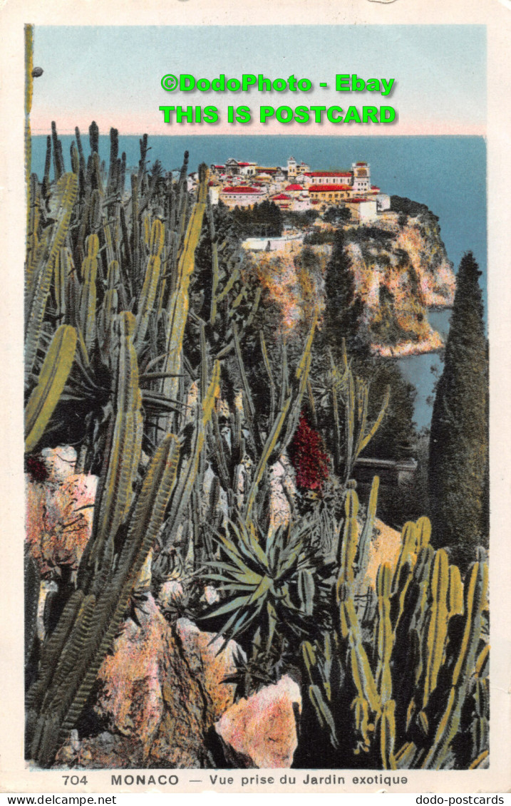 R407212 704. Monaco. Vue Prise Du Jardin Exotique. L. Gilletta - Monde