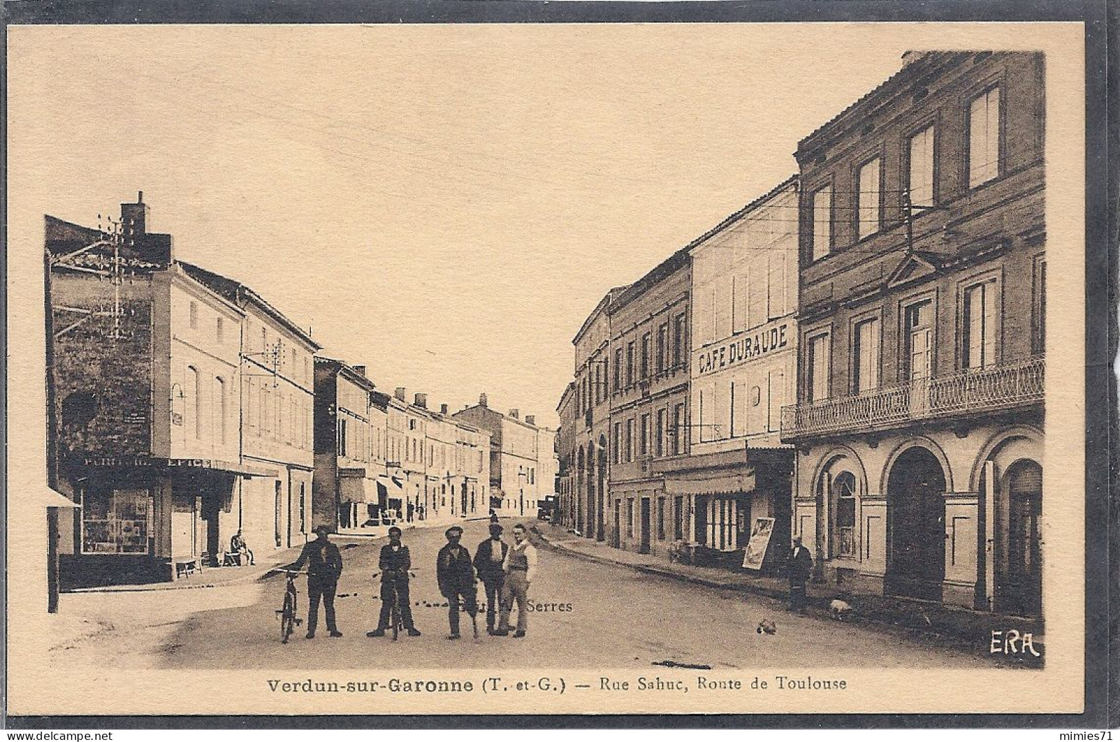 CPA  VERDUN SUR GARONNE  Rue Sahuc - Verdun Sur Garonne