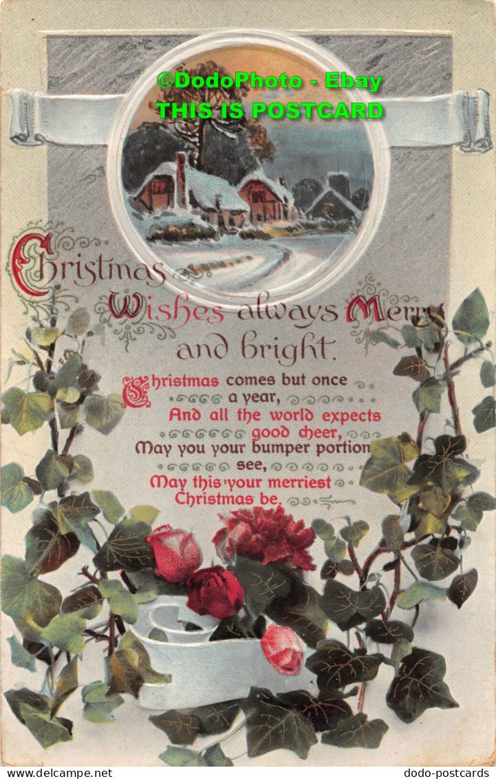 R407227 Christmas Wishes Always Merry And Bright. Christmas Comes But Once A Yea - Monde