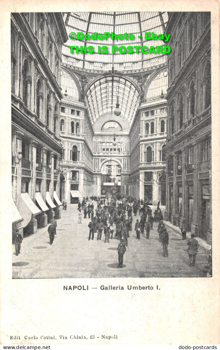 R407561 Napoli. Galleria Umberto I. Carlo Cotini - Monde