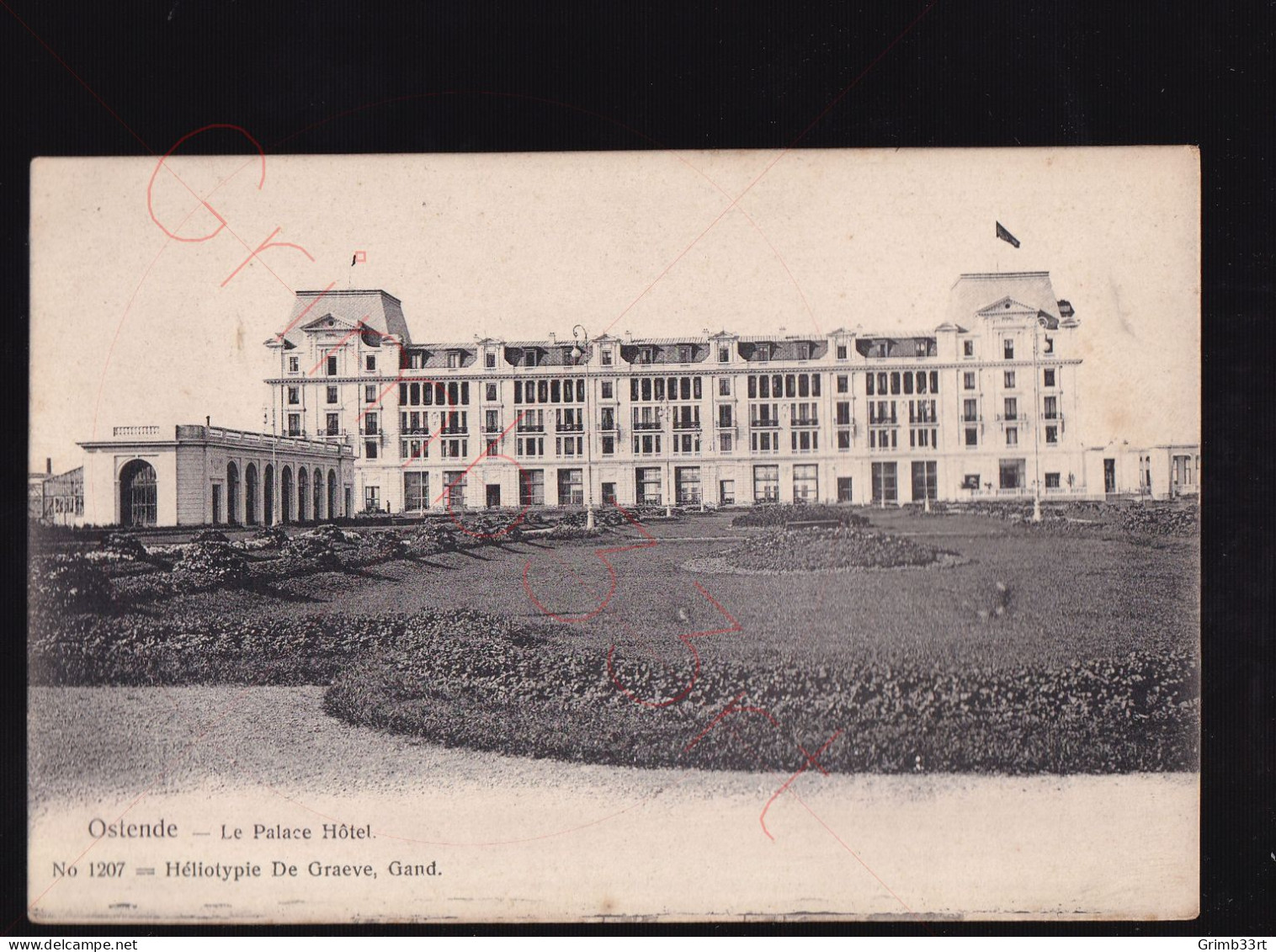 Ostende - Le Palace Hôtel - Postkaart - Oostende