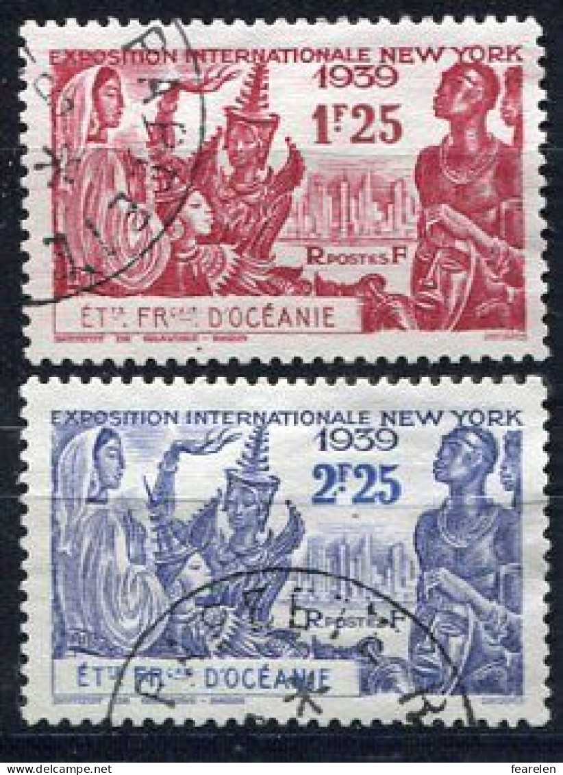 Colonie Française ; Océanie N°128/9 Oblitérés ; Qualité Très Beau - Used Stamps