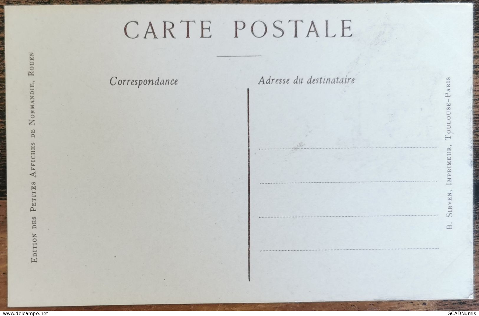 CARTE POSTALE Billet 1 Franc Chambre De Commerce De BLOIS - Loire Et Cher - Blois
