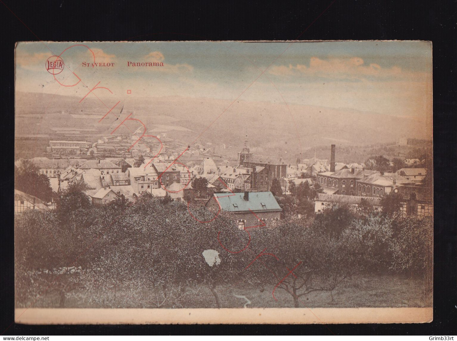 Stavelot - Panorama - Postkaart - Stavelot