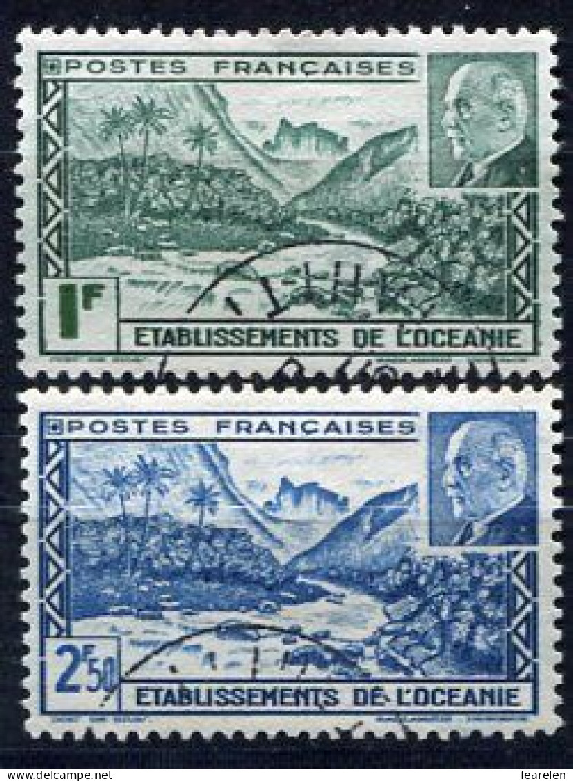 Colonie Française ; Océanie N°138/9 Oblitérés ; Qualité Très Beau - Used Stamps