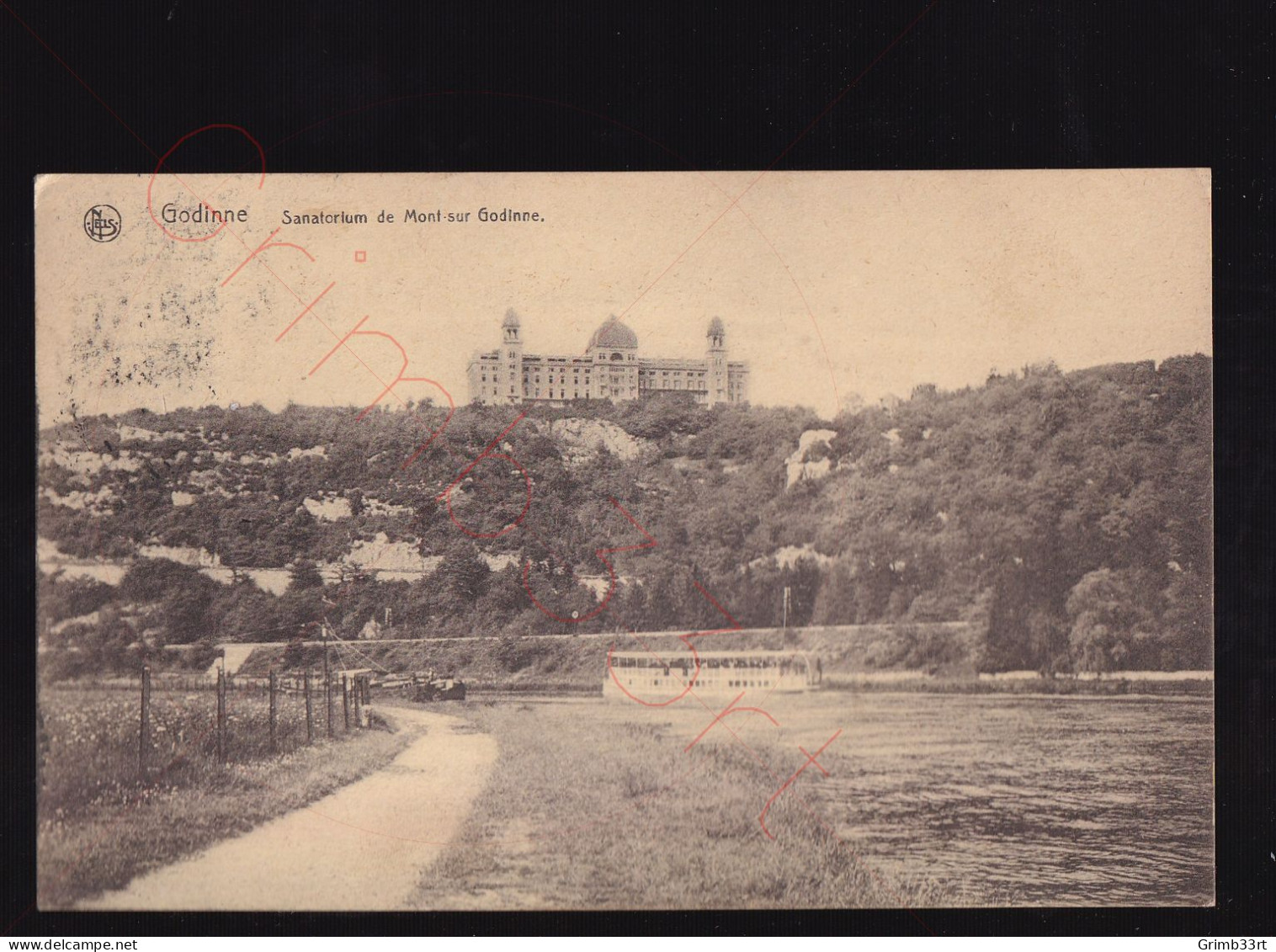 Godinne - Sanatorium De Mont-sur Godinne - Postkaart - Yvoir