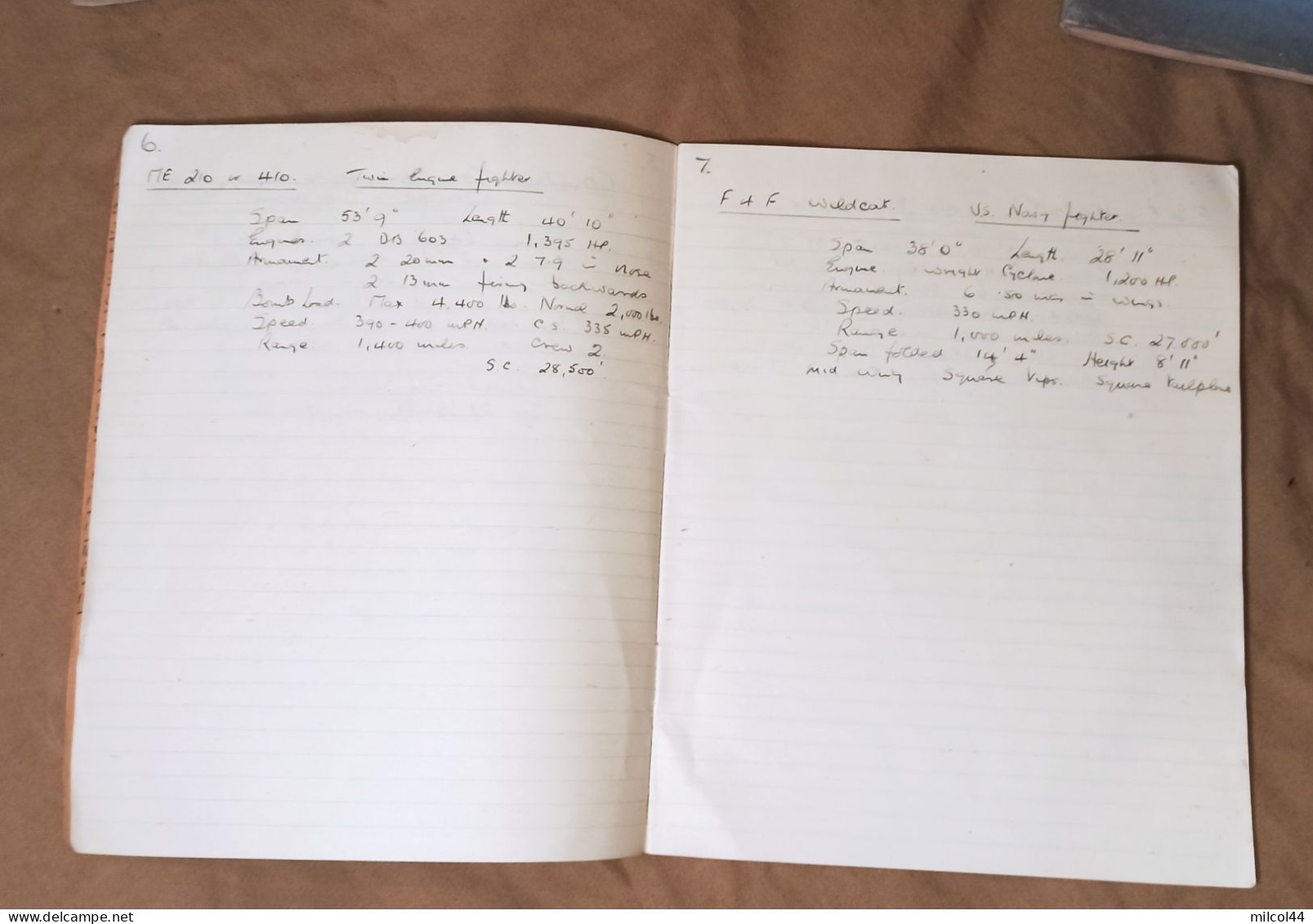 GB WW2 - Lot de documents d'un artilleur de la DCA
