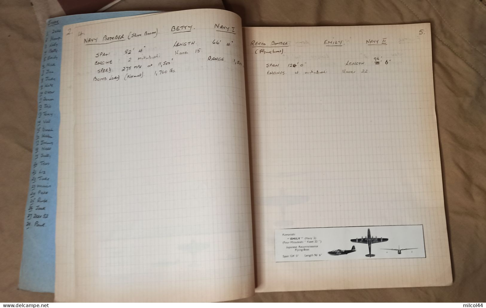 GB WW2 - Lot de documents d'un artilleur de la DCA