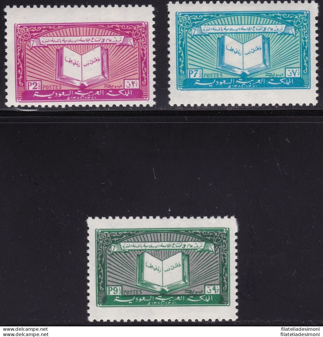 1963 ARABIA SAUDITA/SAUDI ARABIA, SG 456/458 Set Of 3 MNH/** - Saudi Arabia