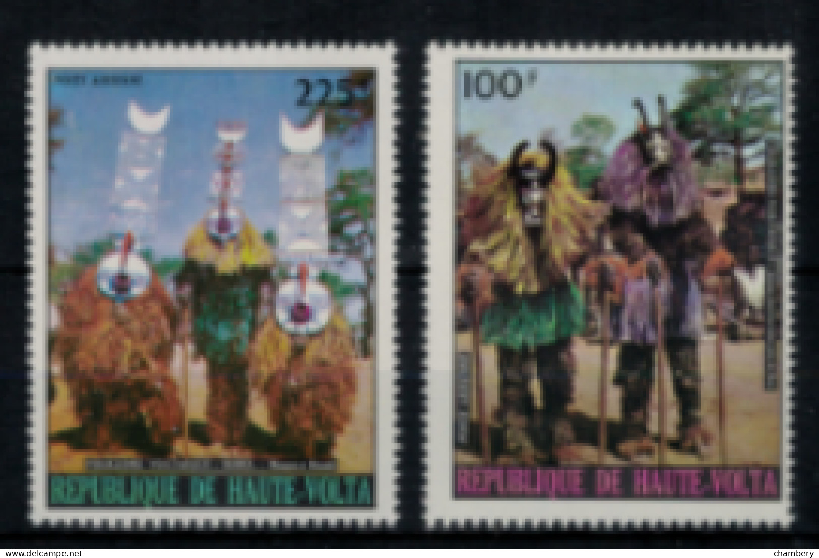 Hte-Volta - PA - "Folklore" - Série Neuve 2** N° 166 à 167 De 1973 - Haute-Volta (1958-1984)