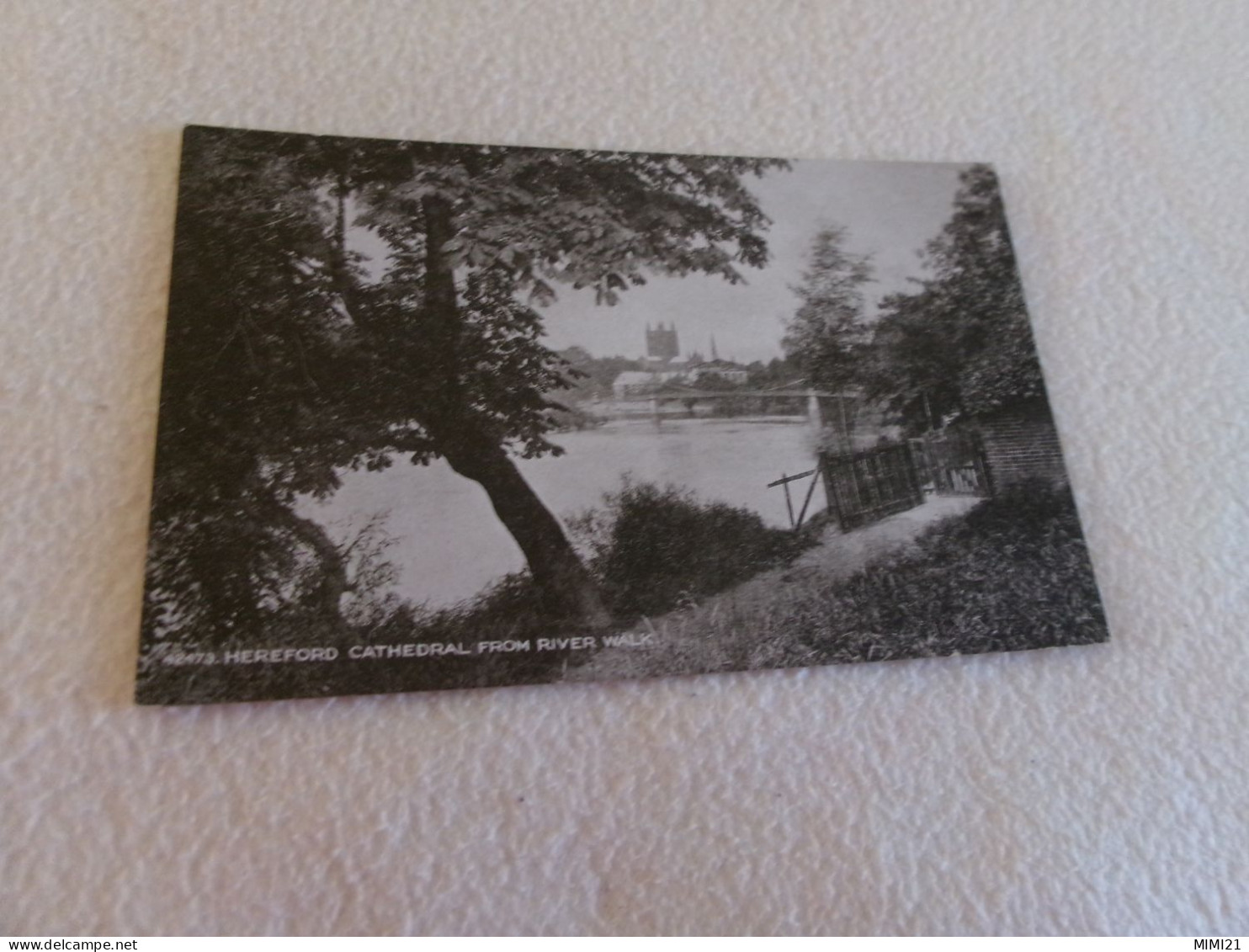 HEREFORD CATHEDRAL FROM RIVER WALK....sepiatone Series (vente A 1.70 Euros) - Herefordshire