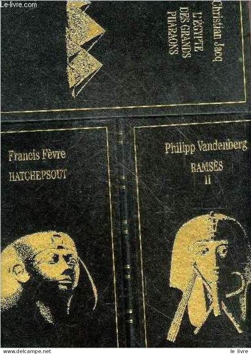 L'egypte Des Grands Pharaons + Nefertiti Et Akhenaton + Ramses II + Hatchepsout : Lot De 4 Volumes - FEVRE FRANCIS- JACQ - Other & Unclassified