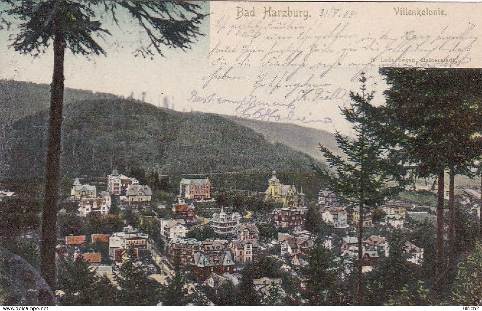 AK Bad Harzburg - Villenkolonie - 1903 (68870) - Bad Harzburg