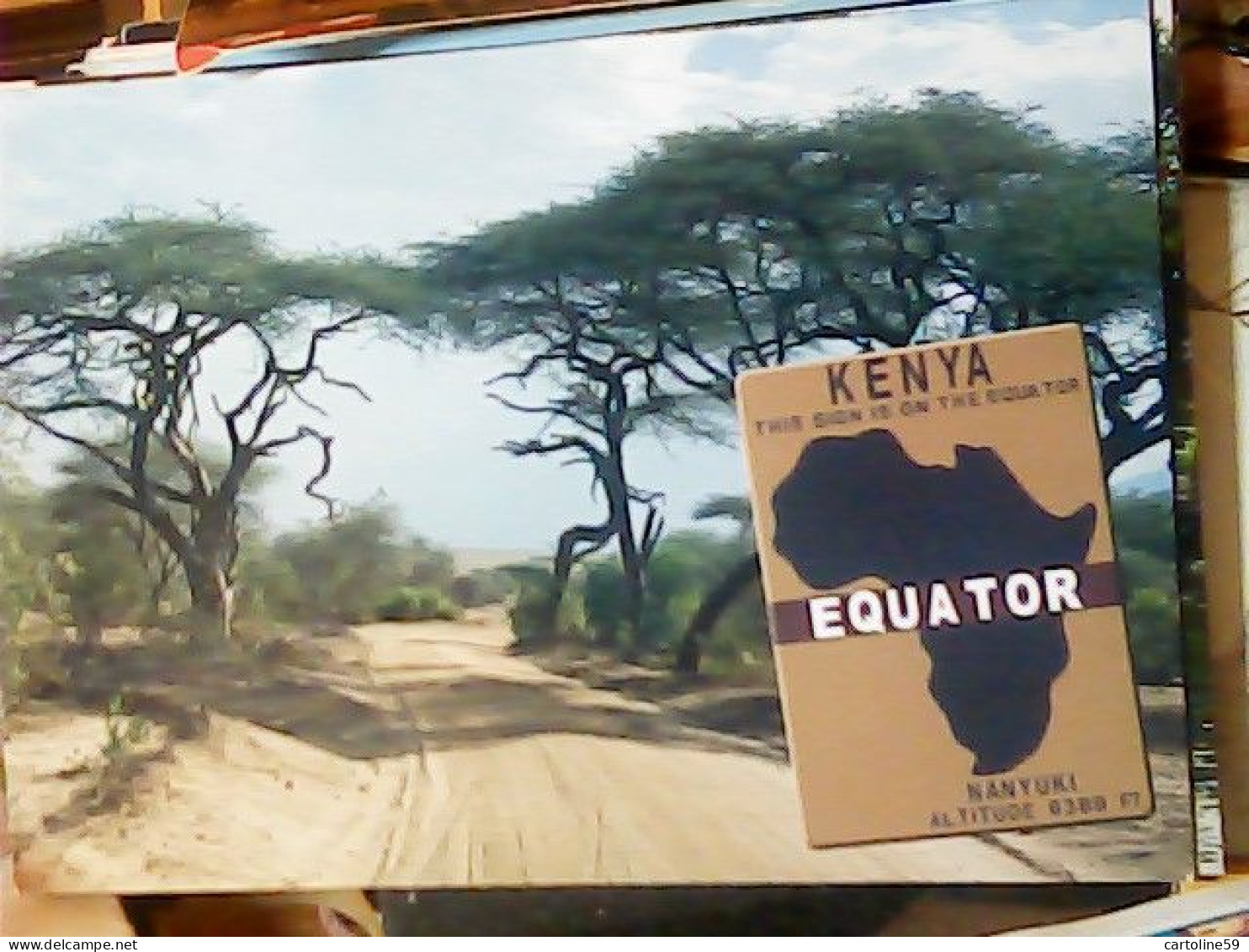 KENYA : MOUNT KENYA NANYUKI SIGN EQUATOR  N2008  JV6139 - Kenia