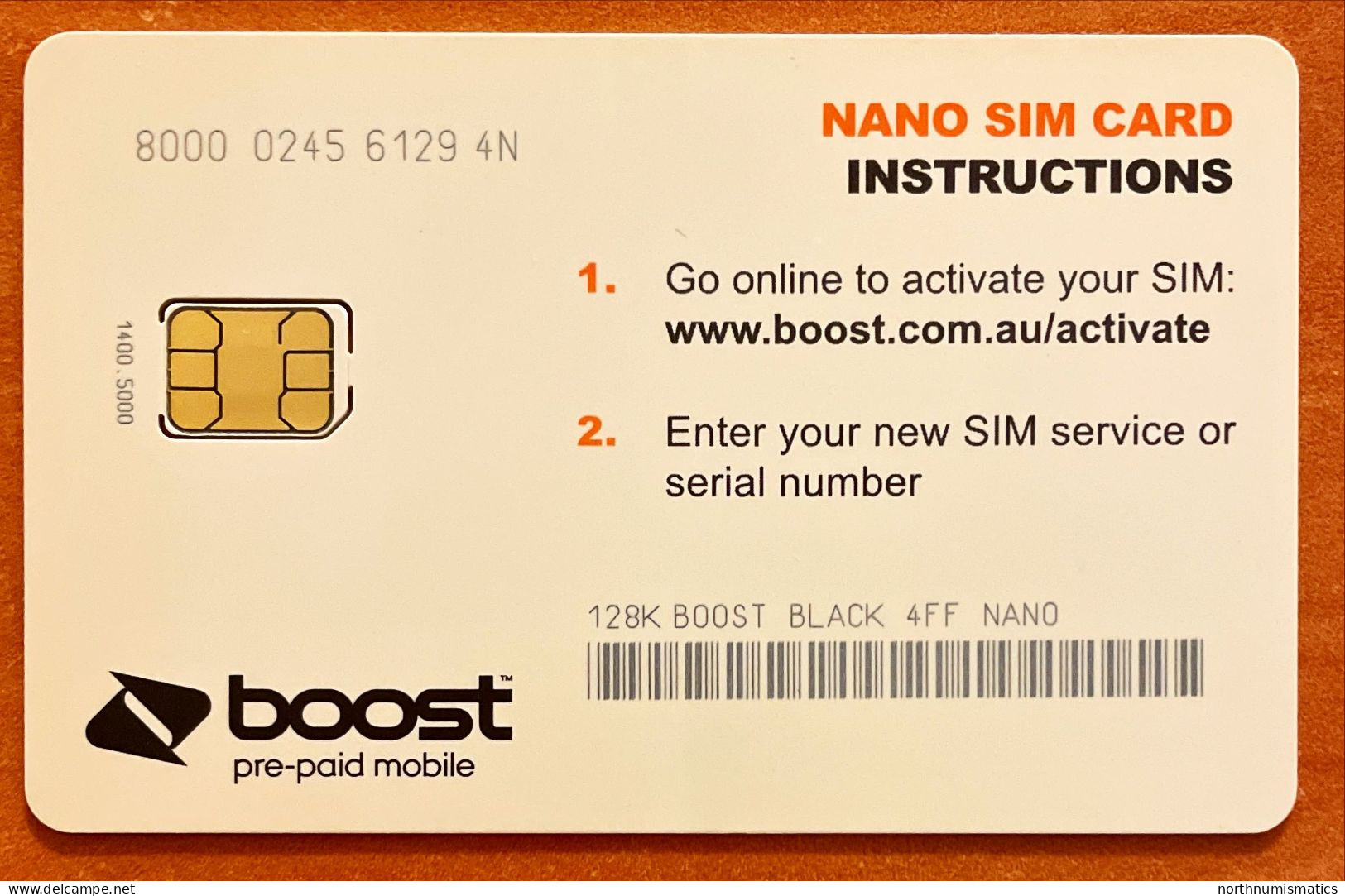 Boost Prepaid Mobile Gsm Original Chip Sim Card - Lots - Collections