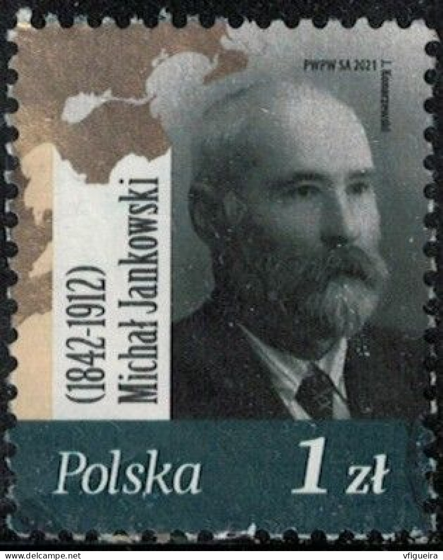 Pologne 2021 Oblitéré Used Michal Jankowski Scientiste Naturaliste Y&T PL 4841 SU - Used Stamps