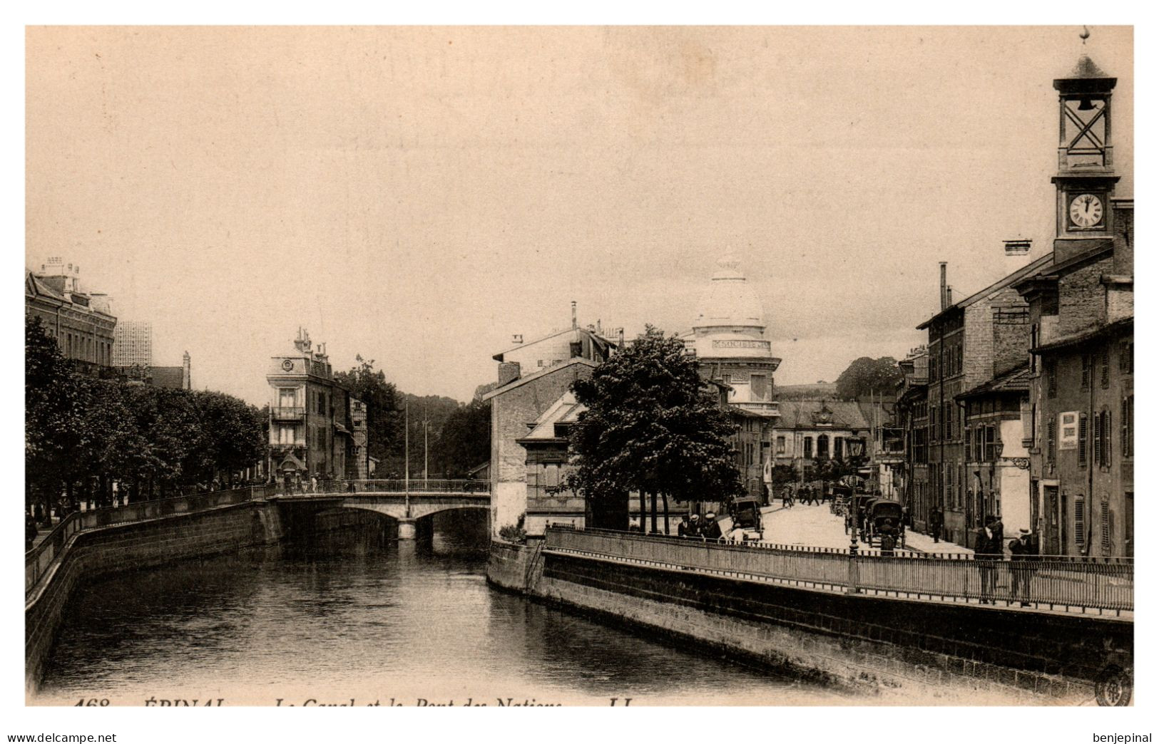 Epinal - Le Canal Et Le Pont Des Nations - Epinal