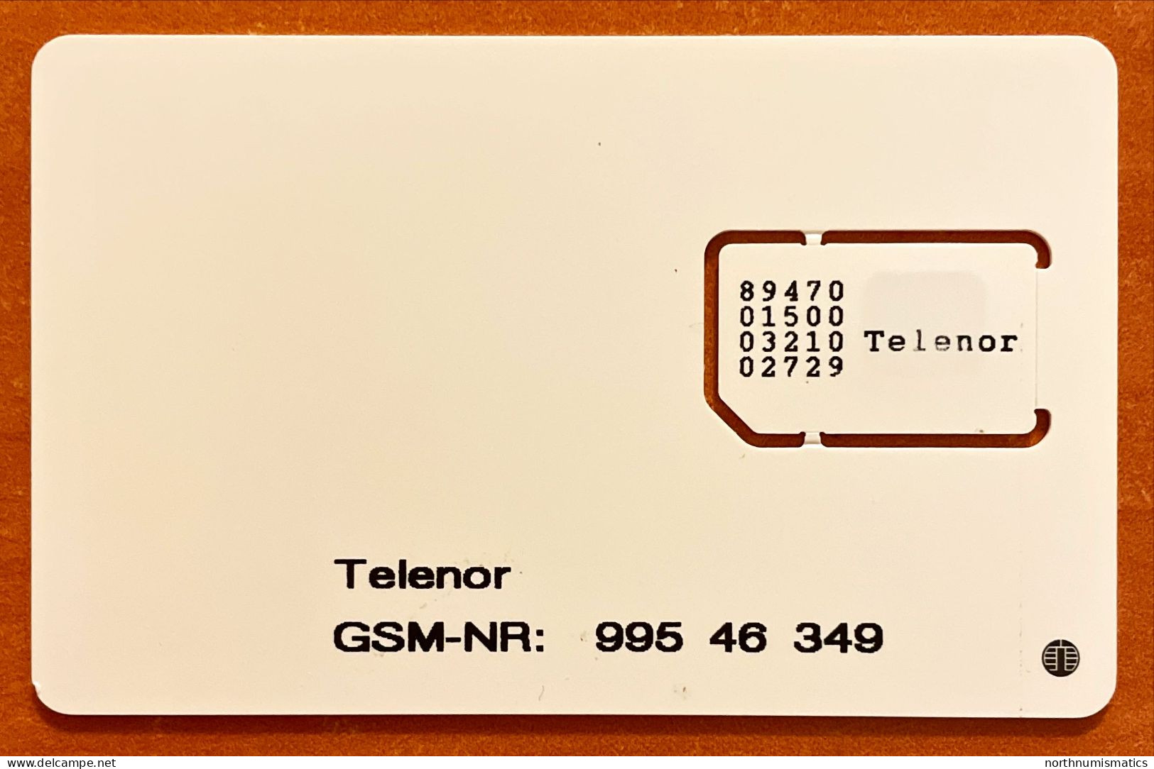 Telenor Gsm Original Chip Sim Card - Lots - Collections