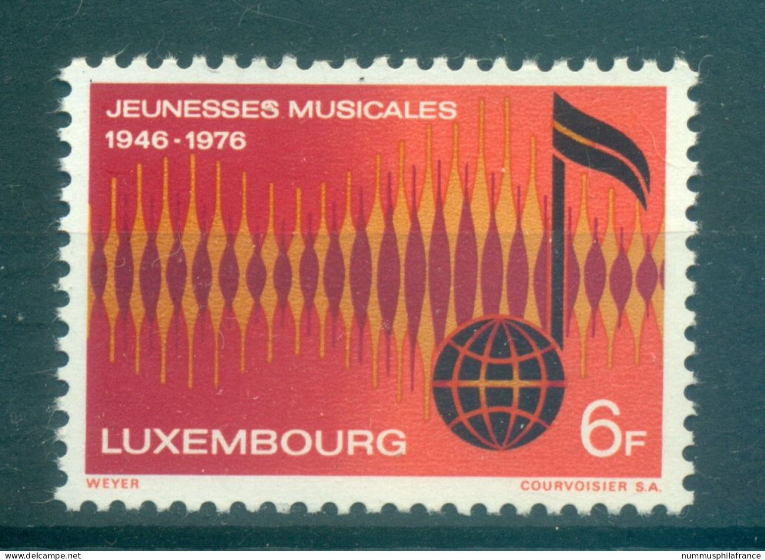 Luxembourg 1976 - Y & T N. 882 - Jeunesses Musicales (Michel N. 932) - Unused Stamps