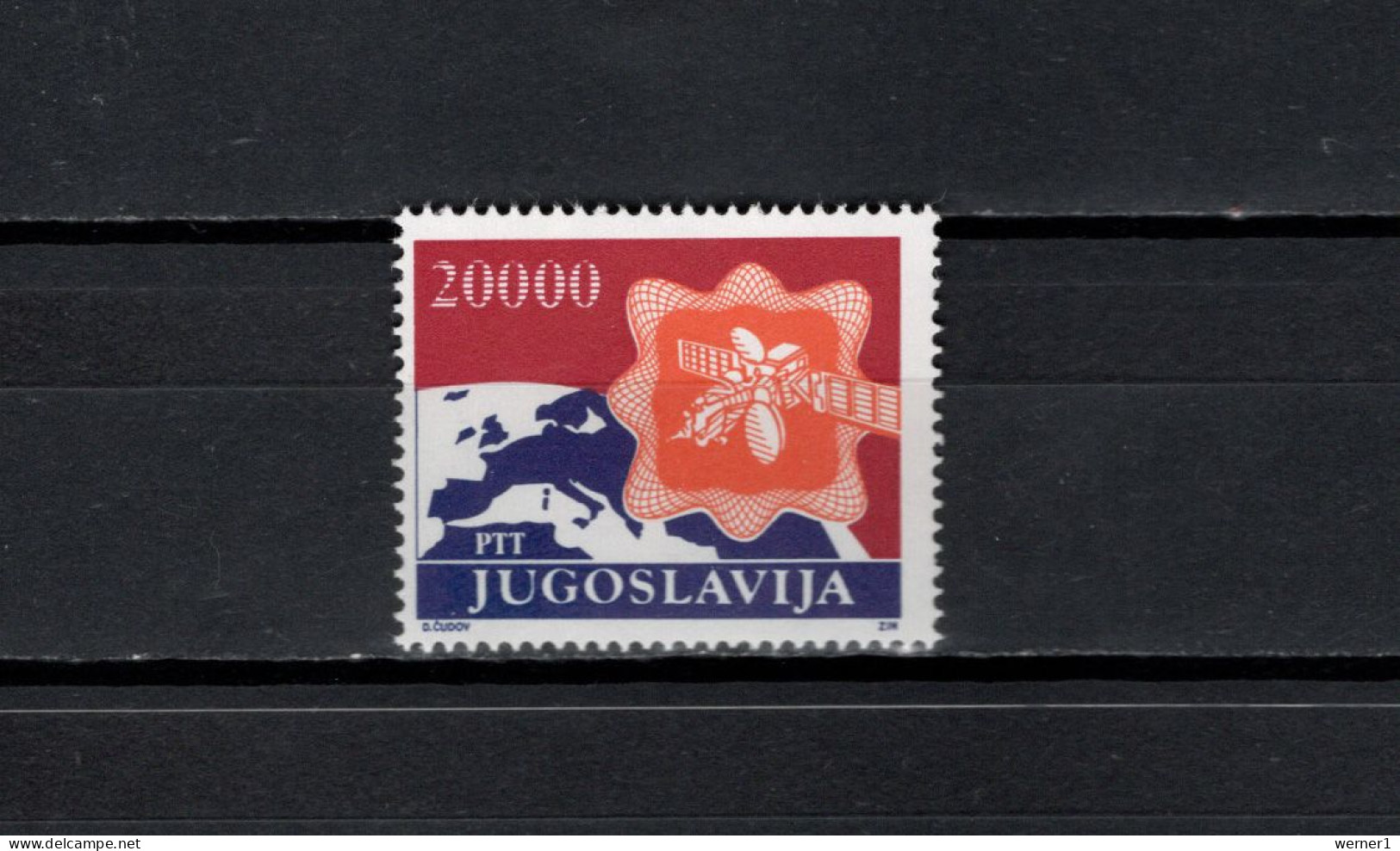 Yugoslavia 1989 Space, Satellite Stamp MNH - Europa