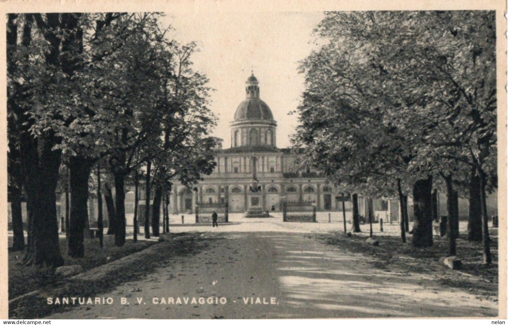 SANTUARIO B. V. CARAVAGGIO - VIALE - F.P. - Bergamo