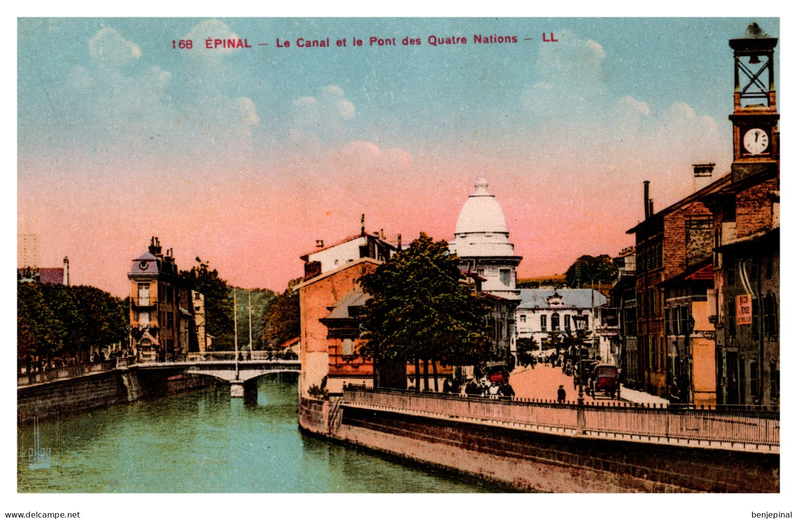 Epinal - Le Canal Et Le Pont Des Nations - Epinal