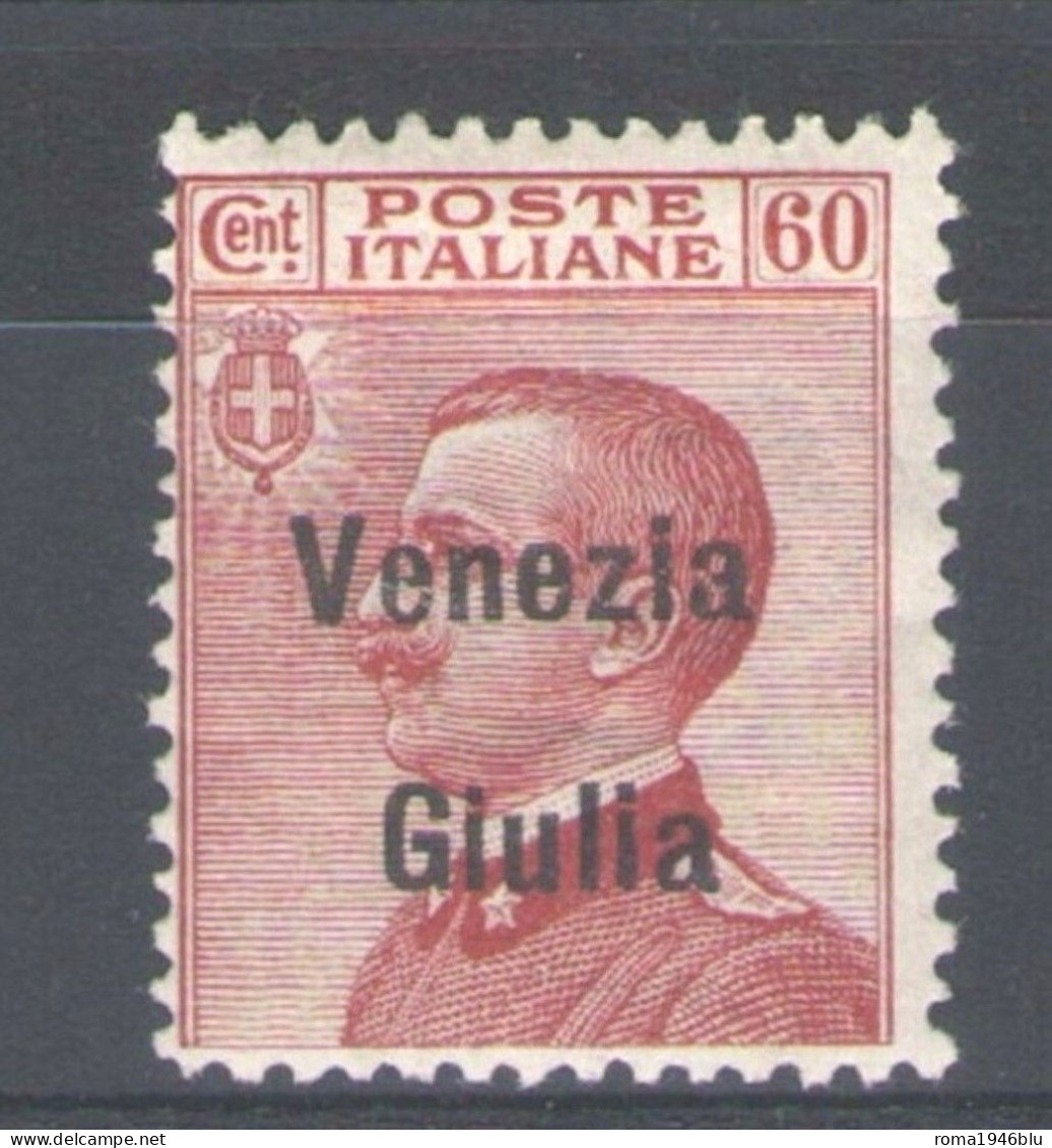 VENEZIA GIULIA 1918 60 C. ** MNH SASSONE N. 28 - Venezia Giuliana