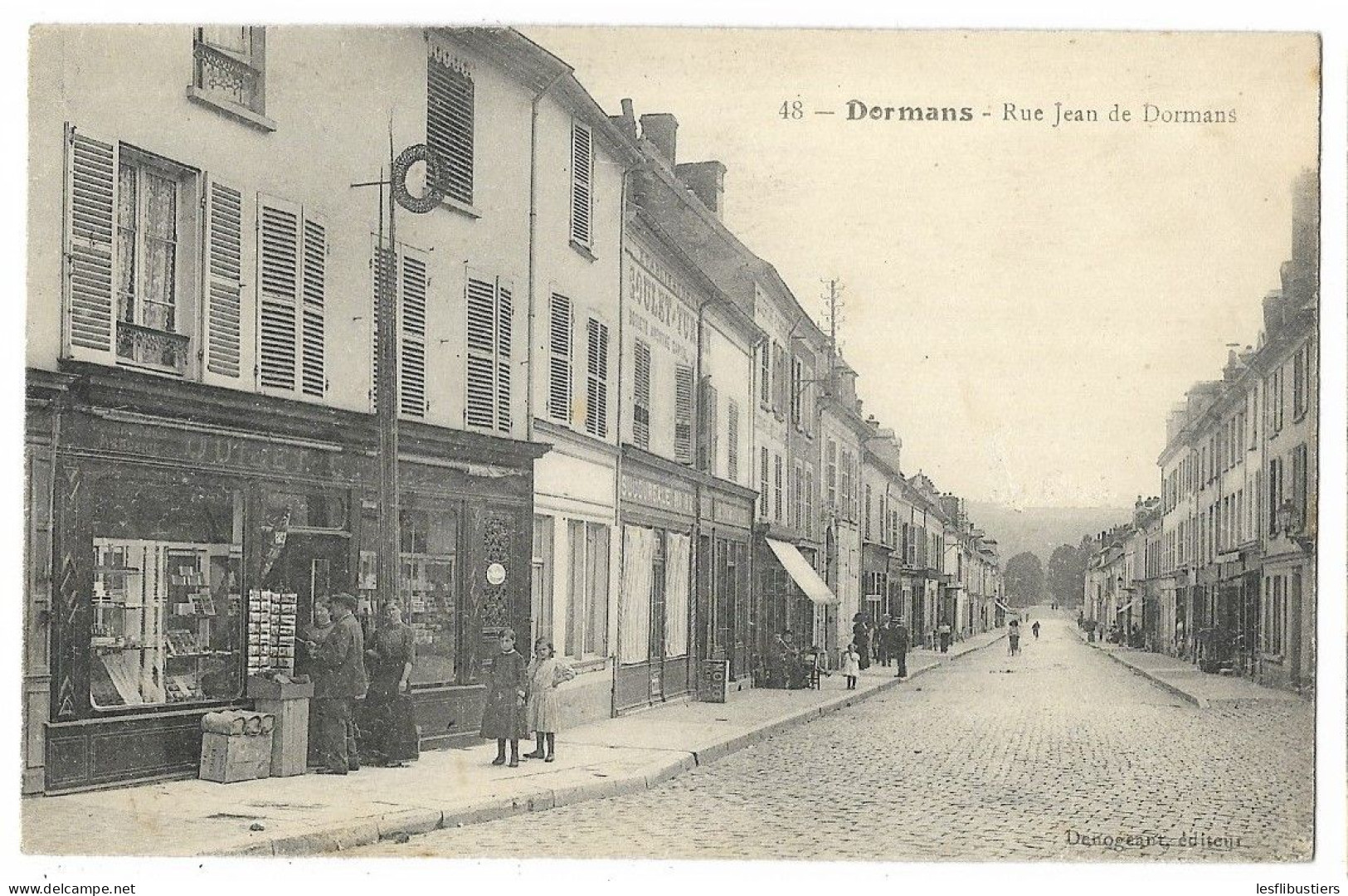 CPA 51 DORMANS Rue Jean De Dormans - Dormans