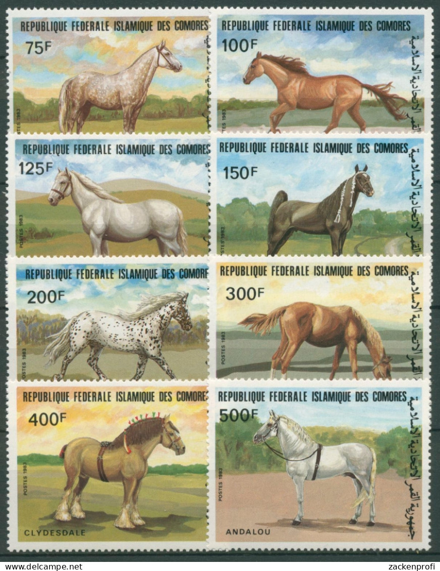 Komoren 1983 Pferde Lipizzaner Araber Vollblut 699/06 Postfrisch - Komoren (1975-...)