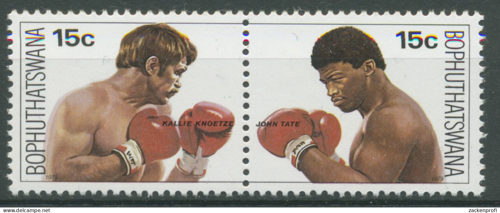 Bophuthatswana 1979 WM Der Berufsboxer Im Schwergewicht 41/42 ZD Postfrisch - Bofutatsuana