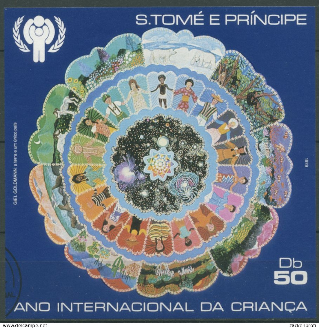 Sao Tomé Und Principe 1979 Jahr Des Kindes Block 34 A Gestempelt (C28292) - São Tomé Und Príncipe