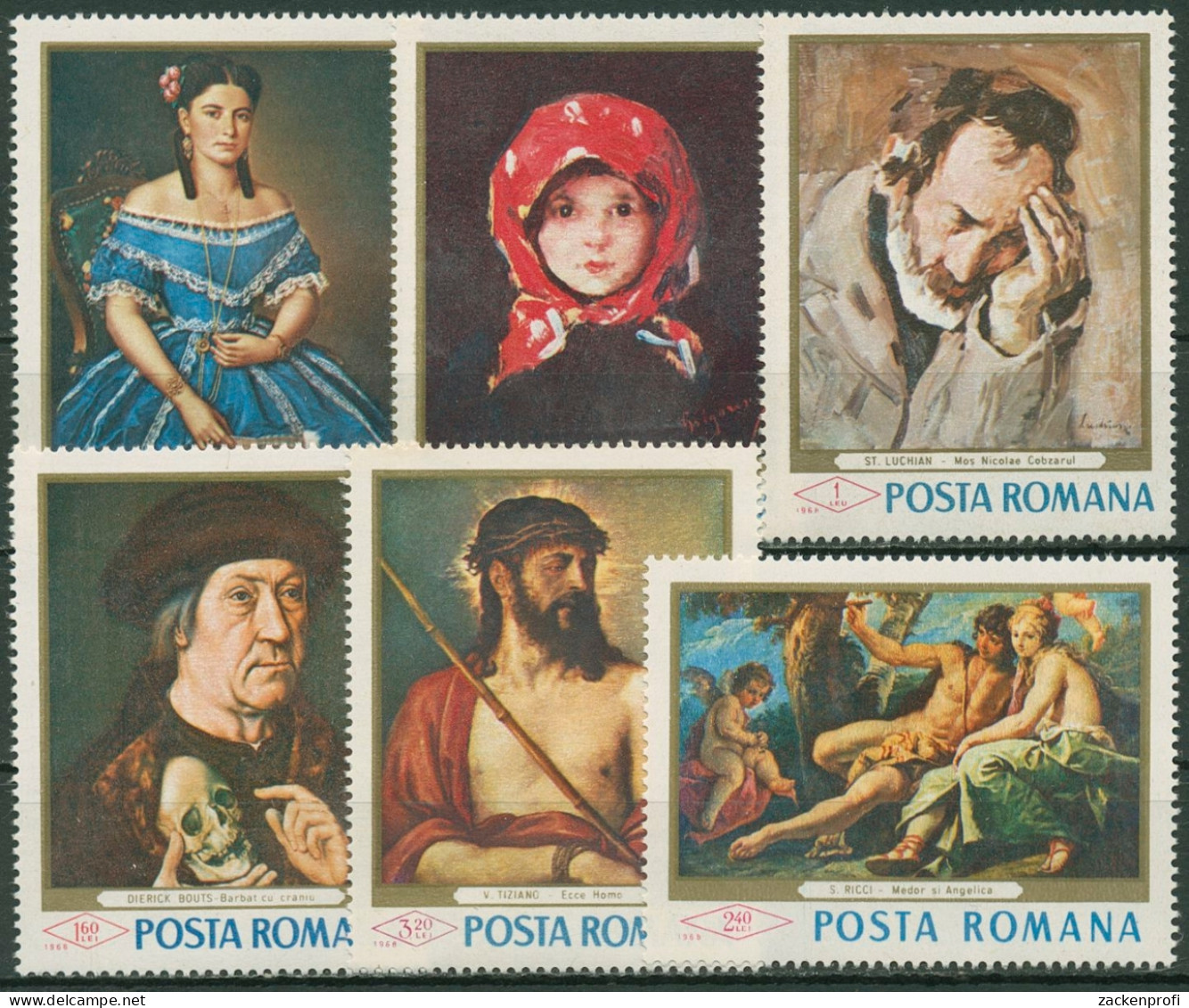 Rumänien 1968 Gemälde 2666/71 Postfrisch - Nuovi