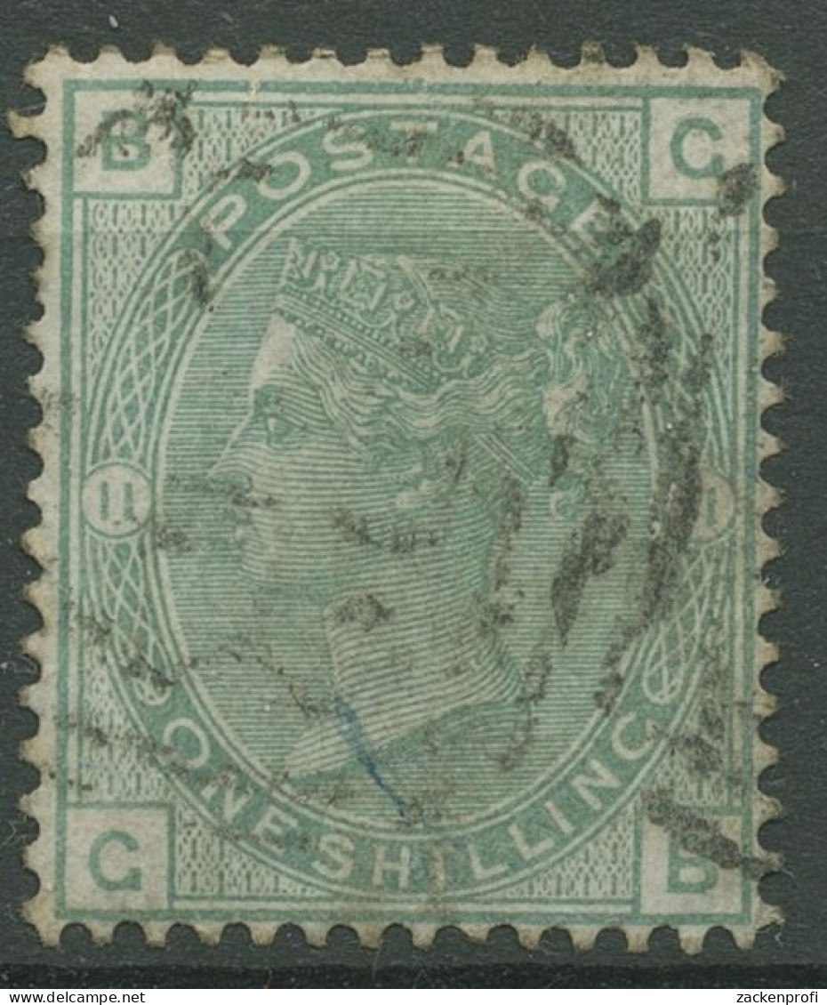 Großbritannien 1873 Königin Victoria 1 Shilling, 46 Platte 11 Gestempelt - Gebraucht