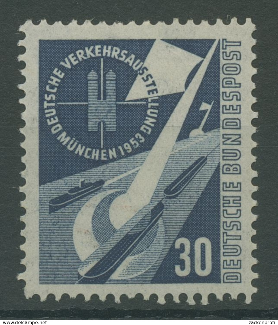 Bund 1953 Dt. Verkehrsausstellung 170 Postfrisch, Zahnfehler (R19511) - Neufs