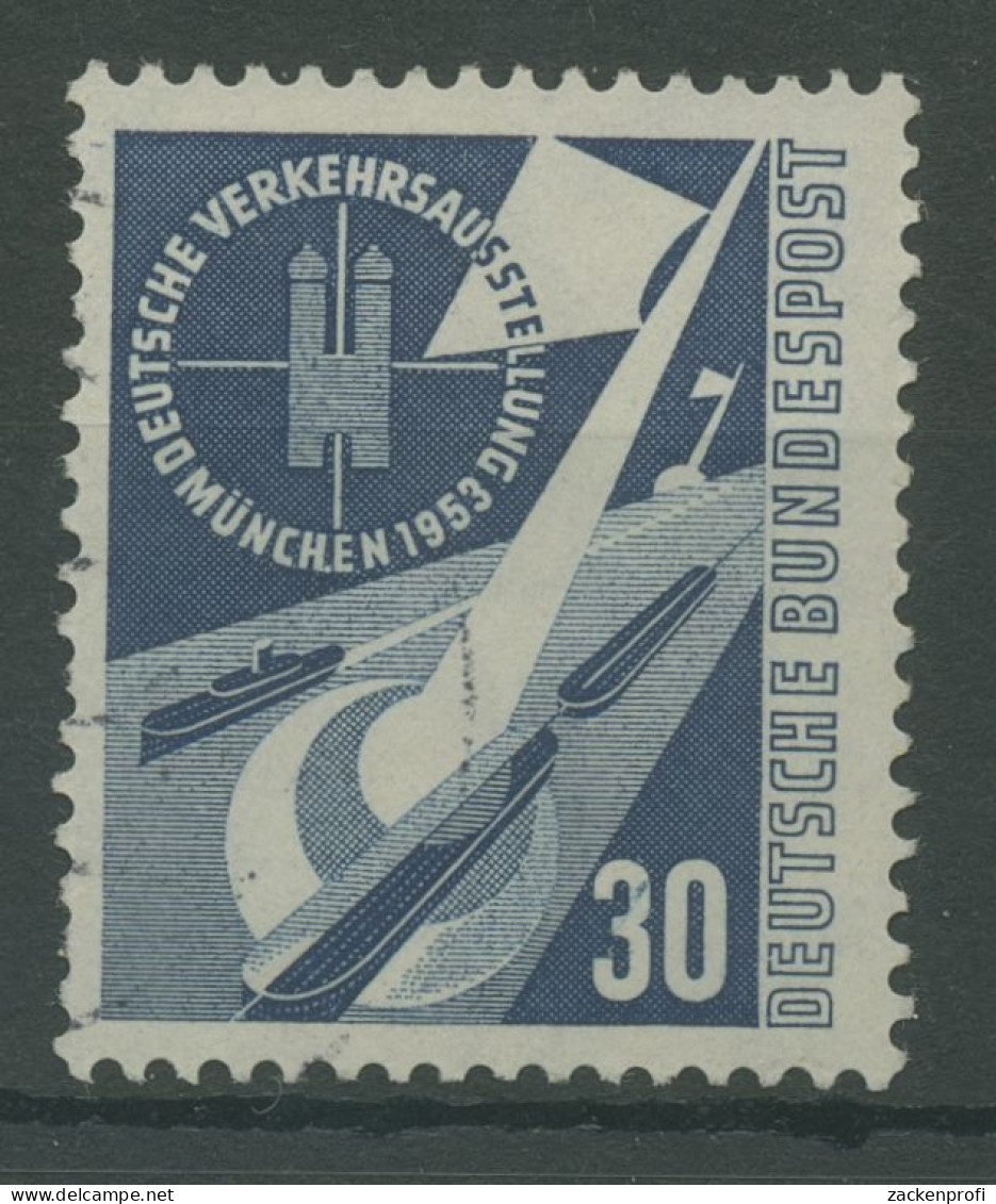 Bund 1953 Dt. Verkehrsausstellung 170 Gestempelt, Zahnfehler (R19515) - Gebruikt