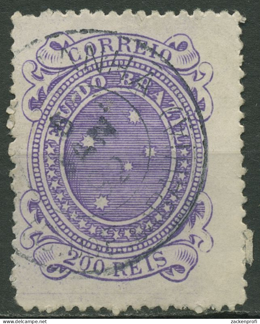 Brasilien 1890 Sternbild Kreuz Des Südens 89 Gestempelt - Used Stamps