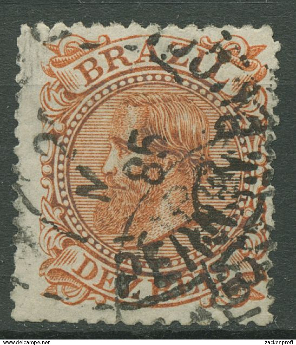 Brasilien 1884 Kaiser Pedro II. 56 Gestempelt - Used Stamps