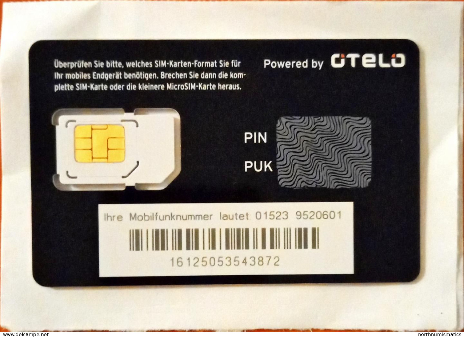 Otelo Gsm Original Chip Sim Card Unused - Verzamelingen