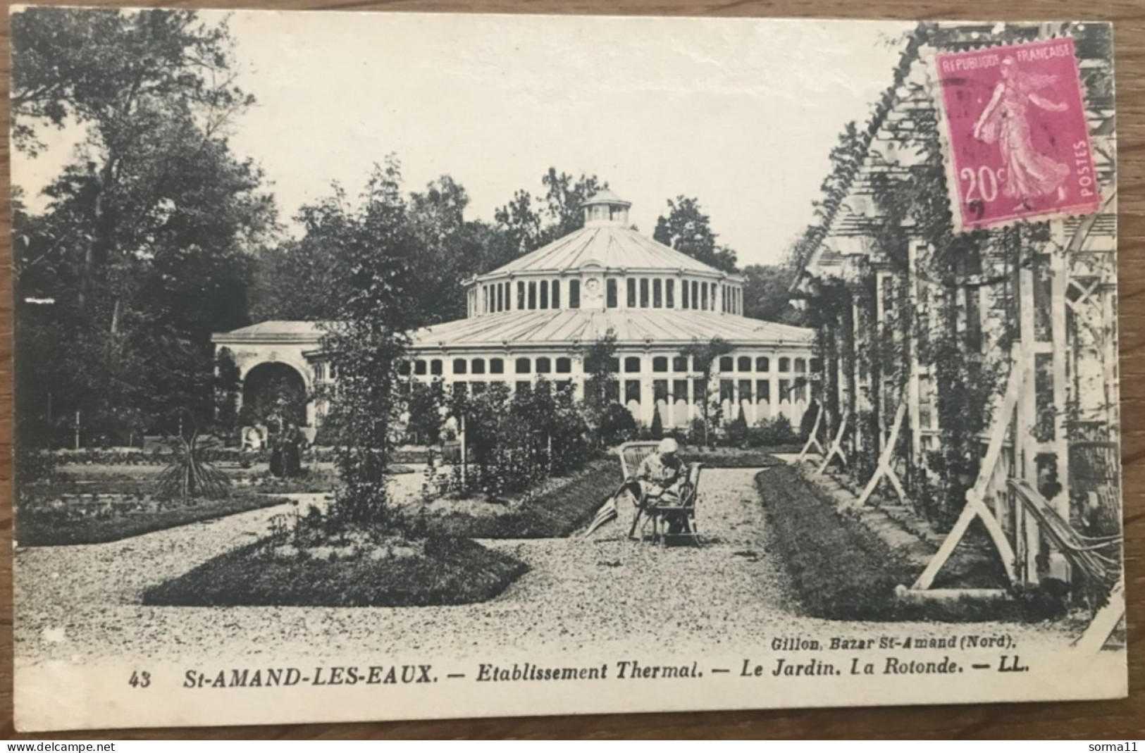 CPA SAINT AMAND LES EAUX 59 Etablissement Thermal, Le Jardin, La Rotonde - Saint Amand Les Eaux