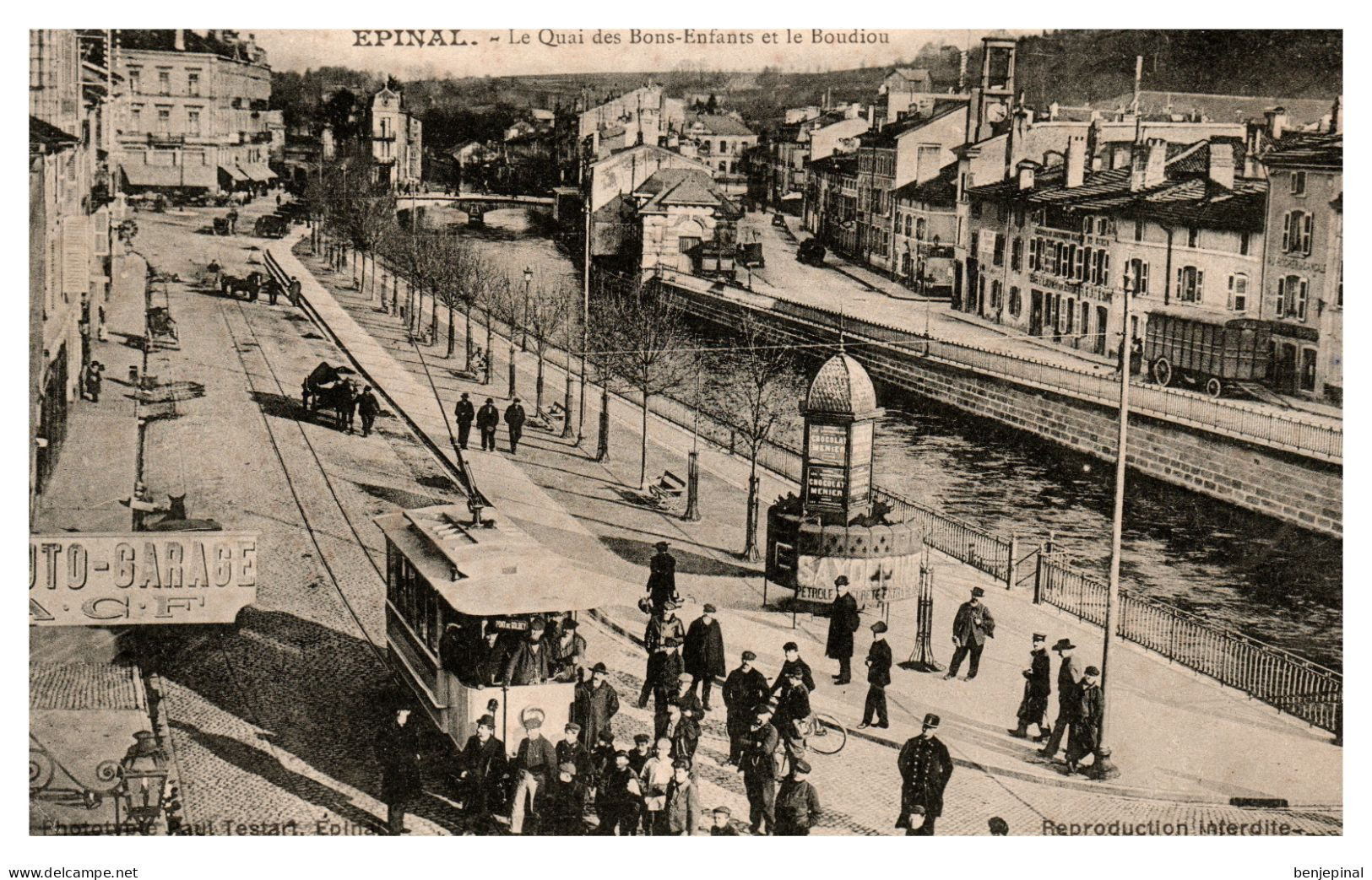 Epinal - Le Quai Des Bons-Enfants Et Le Boudiou (tramway) - Epinal