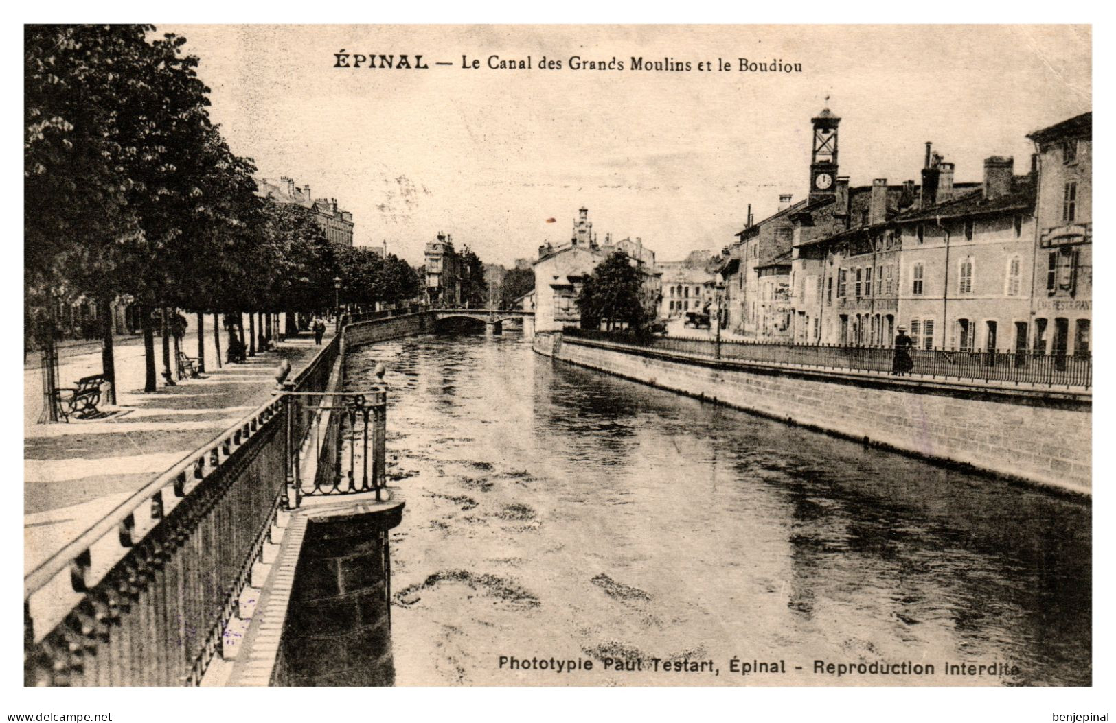 Epinal - Le Canal Des Grands-Moulins Et Le Boudiou - Epinal